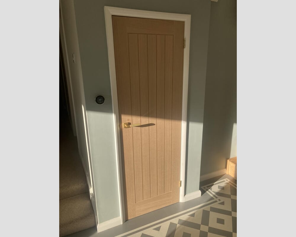 2040 x 726 x 44mm FD30 (29") Mexicano Oak - Prefinished Internal Fire Doors
